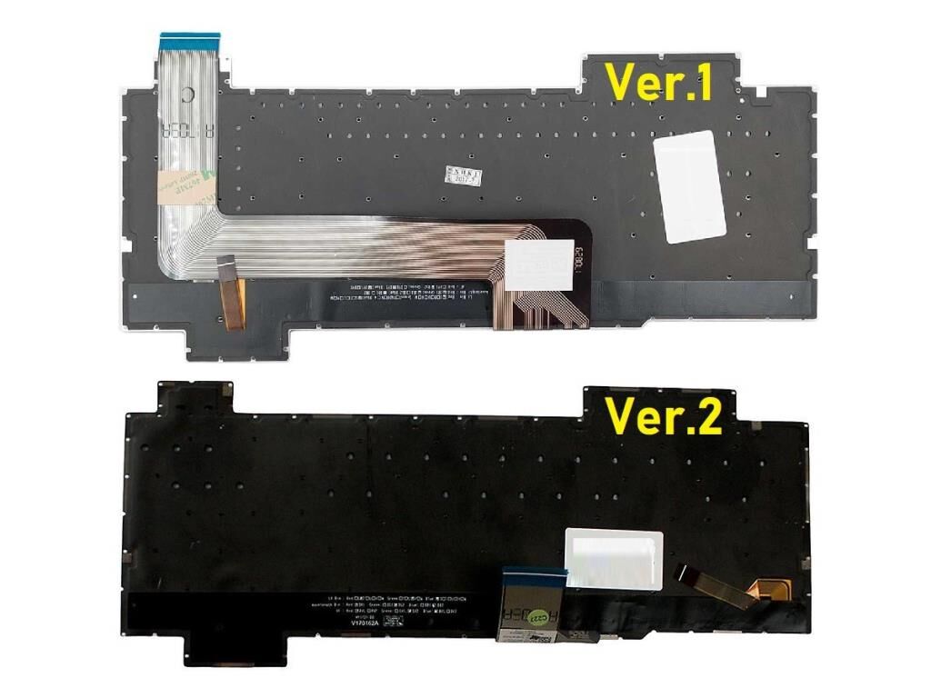 Asus GL503VS-EI010T uyumlu Notebook Klavyesi, Laptop Tuş Takımı (Siyah TR) ışıklı / Ver.1
