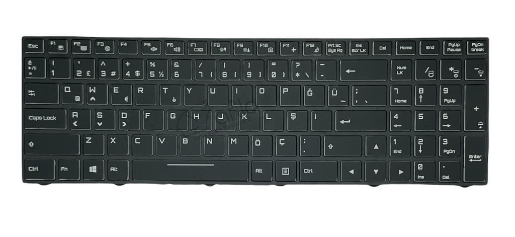 Monster Abra A7 V9.2 Notebook Klavye - Siyah TR - Backlit (RGB)