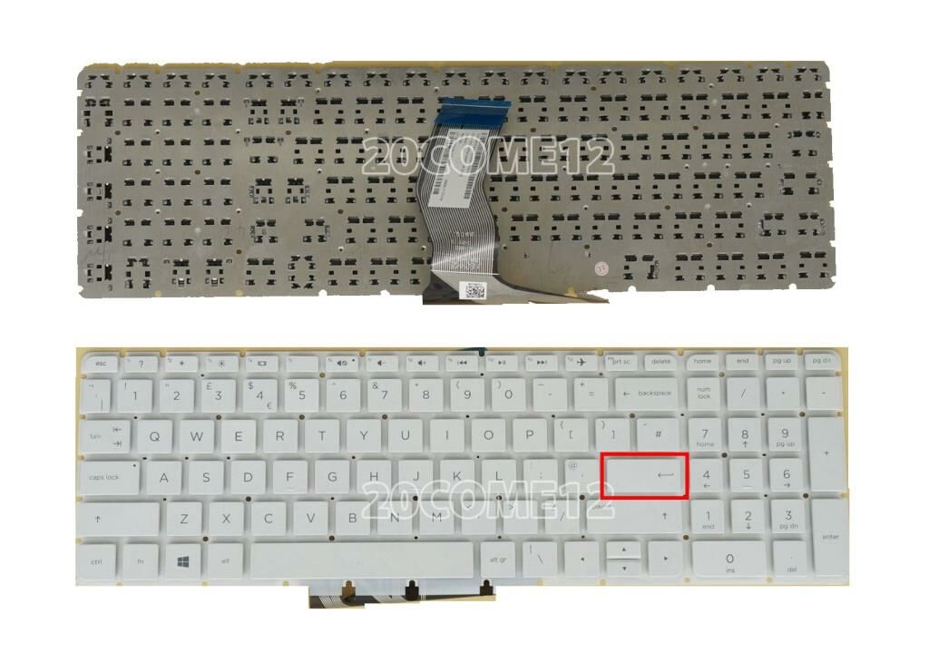 Hp Pavilion 15-AU006NT, 15-AU009NT Notebook Klavyesi - Beyaz -