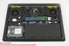 Dell Inspiron 7577 Notebook Fan / Ver.2 - Sol Fan