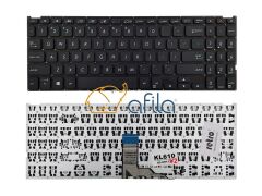 ASUS VivoBook S512DK S512FA S512FB S512FL S512UA Notebook Klavyesi (Füme Siyah TR)