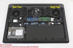 Dell inspiron P72F, P72F001, P72F002 (7577, 7588) Fan V2 (Sol Fan)