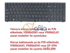 Casper Nirvana NB 15.6 C700 Serisi Notebook Klavyesi, Laptop Tuş Takımı (Siyah TR) Ver.2
