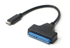 QPORT (Q-TU3) USB3.1 TYPE-C TO SATA Çevirici - Kablo (Hdd, SSD Disk Usb-C Ara Kablosu)