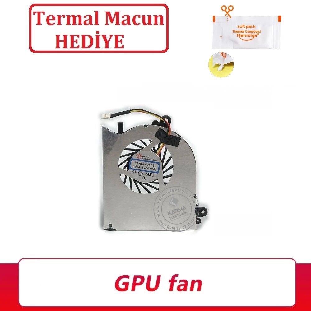 Msi Gs60-2Pl Gs60-2Pl-049Tr Ghost MSI Notebook GPU Fanı Ver.1 (Sağ)