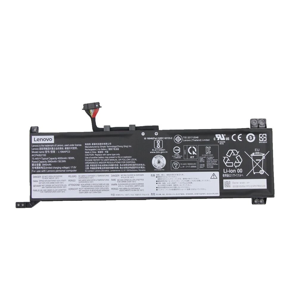 Lenovo L19C4PC0 Notebook Bataryası, Laptop Pili (Orjinal Ürün)