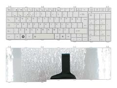 Toshiba Satellite C655-SP4132, C655-SP4169 Notebook Klavyesi - Tuş Takımı (Beyaz TR)