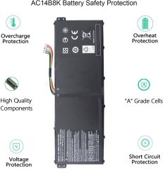 Acer Aspire E5-771, E5-771G Notebook Batarya - Pil Ver.2 (15.2V)