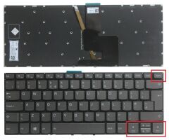 Lenovo 5CB0P23873 5CB0P26020 5CB0R07642 Klavye (Siyah TR) ışıklı