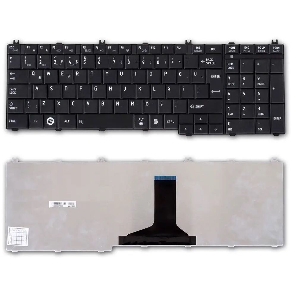 Toshiba MP-09M86TQ69201, MP-09M86TQ6930 Klavye (Siyah TR)