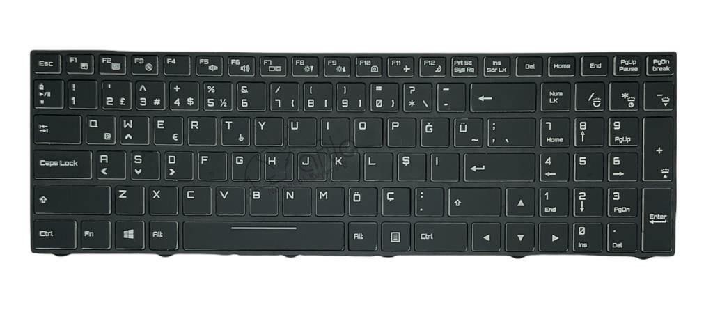 Monster Tulpar T7 V7.1 Notebook Klavye - Siyah TR - Backlit (RGB)