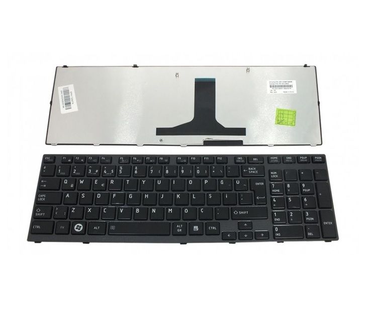 Toshiba Satellite A660-BT2N22 Notebook Klavyesi - Siyah - TR