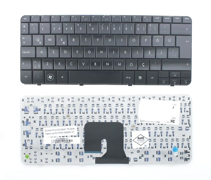 Hp Pavilion DV2-1030US DV2-1033CL DV2-1039WM Klavyesi (Siyah TR)