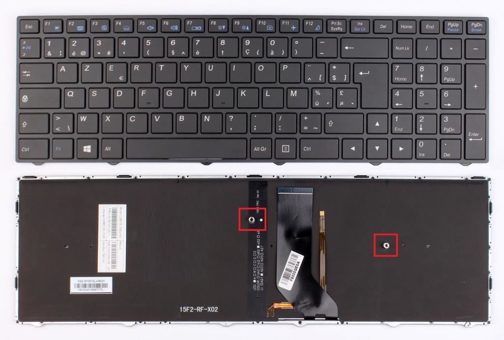 Monster Tulpar T7 V7.1.2 Notebook Klavye - Siyah TR - (Beyaz ışıklı) Ver.1