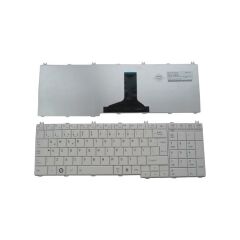 Toshiba Satellite L650-108, L650-02B Notebook Klavyesi - Tuş Takımı (Beyaz TR)