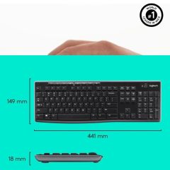 Logitech MK270 Kablosuz Klavye Mouse SET 920-004525