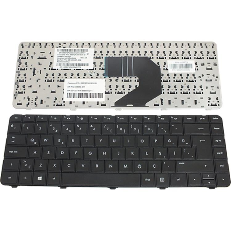 Hp 636191-001, 636191-141 Notebook Klavyesi - Tuş Takımı (Siyah TR)