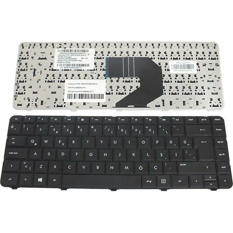 Hp 636376-001, 636376-141 Notebook Klavyesi - Tuş Takımı (Siyah TR)