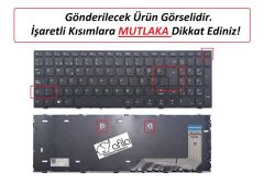 Lenovo ideaPad 110-15, 110-17 Serisi Klavye (Siyah TR) / 1.Ver