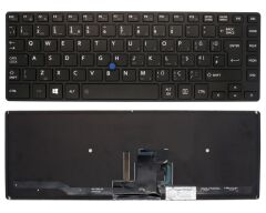 Toshiba R30-A, R30-A-131, R30-A-134 Klavye - Siyah - TR - Işıklı