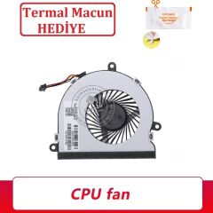 HP 15-ba011nt W7T01EA, 15-ba012nt W7T02EA, 15-ba013nt X0M22EA uyumlu Notebook Cpu Fanı