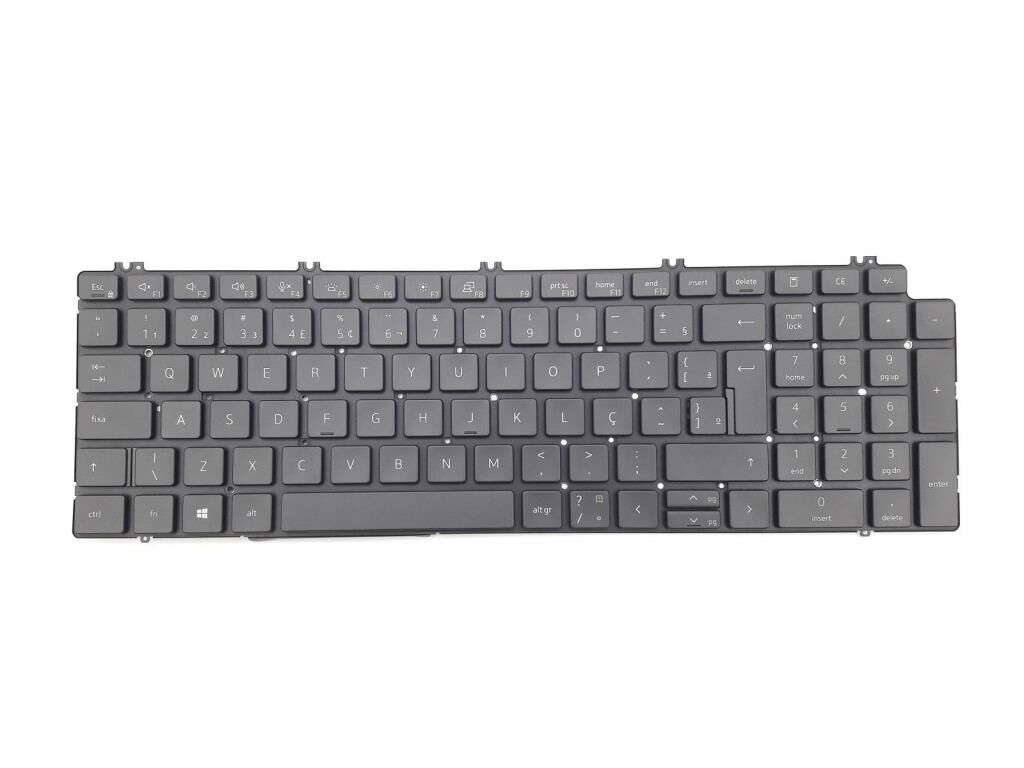 Dell Precision 7750 7550 7760 7560 Serisi Notebook Klavyesi Siyah TR Işıklı