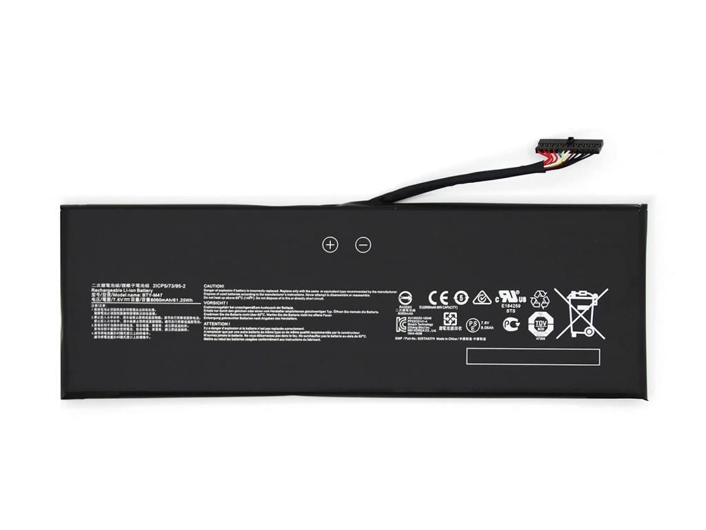 MSI GS40, GS40 6QD Phantom Notebook Bataryası Pili (msi) Retro