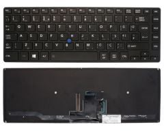 Toshiba Z40, Z40-A T Notebook Klavyesi - Siyah - TR - Işıklı