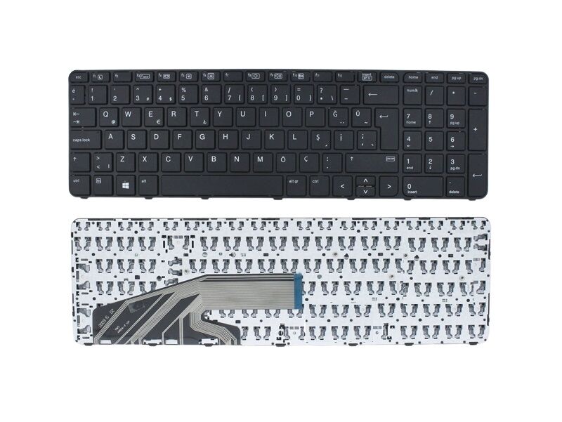 Hp 455 G3, 455 G4 Notebook Klavye - Tuş Takımı / Siyah - TR