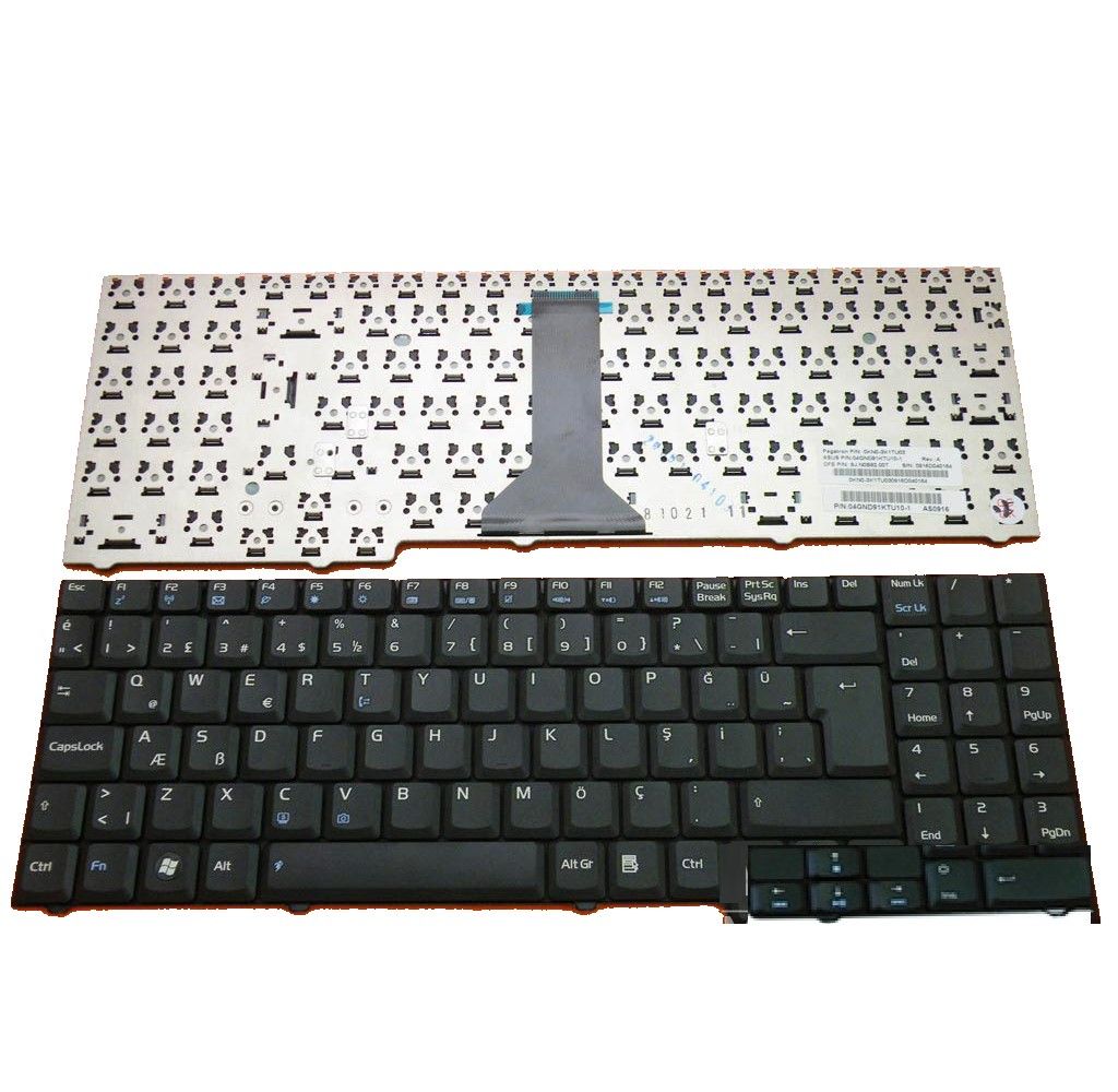 Asus M51Vr, Asus F7 Notebook Klavye - Tuş Takımı / Siyah - TR