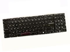 MSI GL65 Leopard 10SEK-022 msi Uyumlu Notebook Klavyesi (Siyah TR) Ver.2 / RGB ışıklı