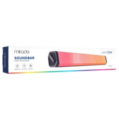 Mikado MD-S605 2x2 5Wx2CH RGB Ledli Oyuncu Siyah USB Sound Bar Speaker Hoparlör
