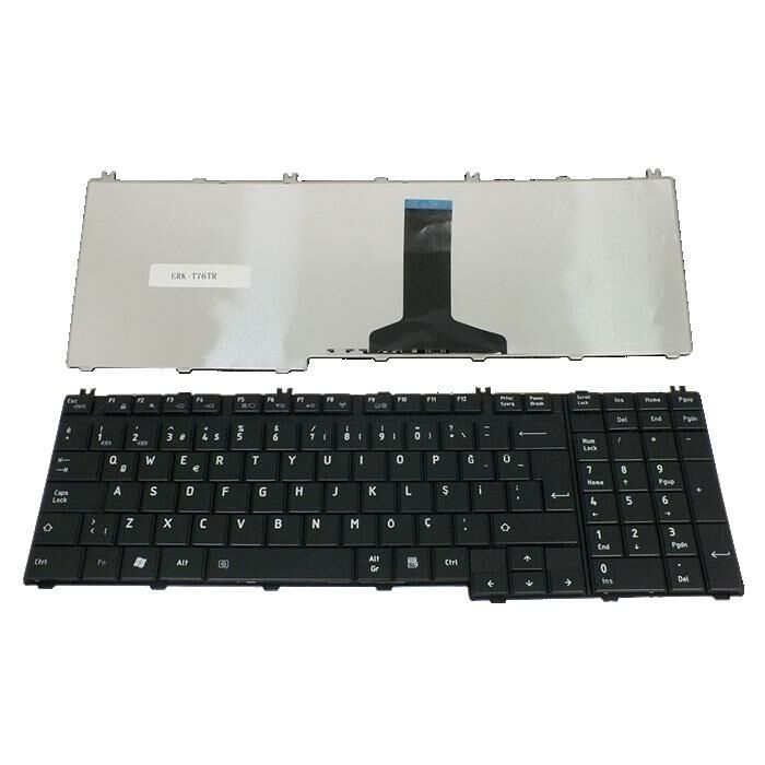 Toshiba 9Z.N1Z82.01D, 9Z.N1Z82.K0T Notebook Klavyesi (Siyah TR)