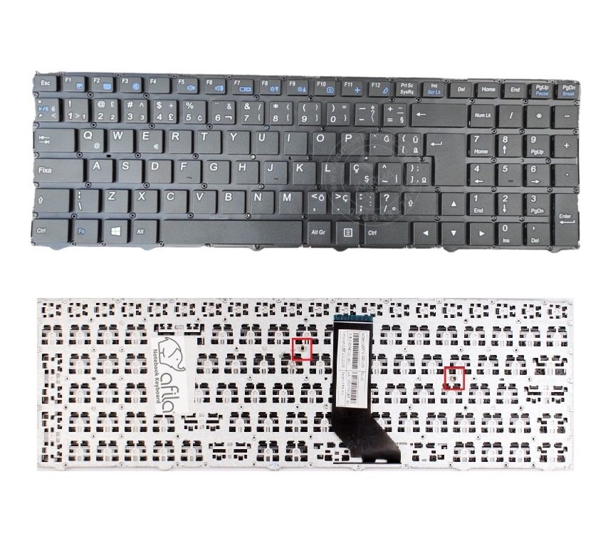 Monster Abra A5 V12.1.3 Notebook Klavye / Siyah - TR
