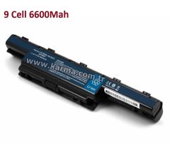 Acer Aspire E1-431, E1-431G Notebook Bataryası - 9 Cell 6600Mah
