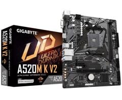 Gigabyte A520M-K-V2 Ddr4 5100Mhz Pci-E Gen3 M.2 Usb 3.2 Vga Hdmi Matx Am4 Anakart