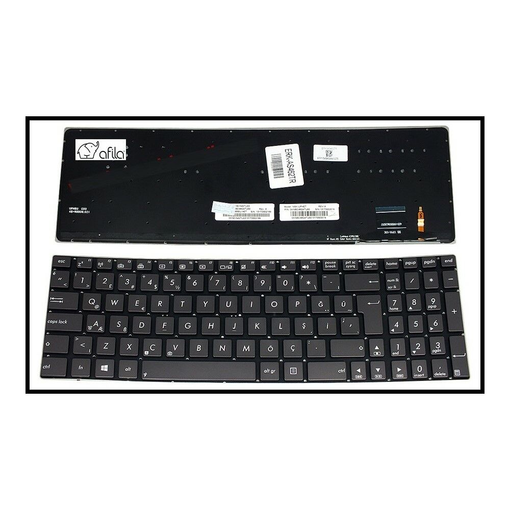 Asus 9Z.N8BBU.H01 UX51VZ-XB71 Klavyesi - Siyah - TR - Işıklı