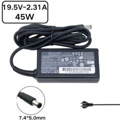 Dell uyumlu 19.5V 2.31A 45W (7.4*5.0mm) Notebook Adaptörü, Laptop Şarj Cihazı