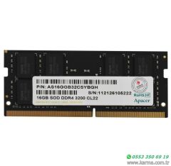 NTB 16GB 3200MHz DDR4 Notebook Ram Bellek CL22 1.2V