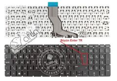 Hp Pavilion 15-AK102NT, 15-AK103NT Klavye (Siyah TR) BÜYÜK ENTER