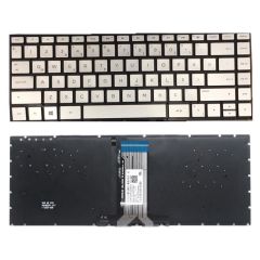 Hp 14s-FQ0036nt 26M27EA Notebook Klavyesi (Silver-Gri TR) ışıklı