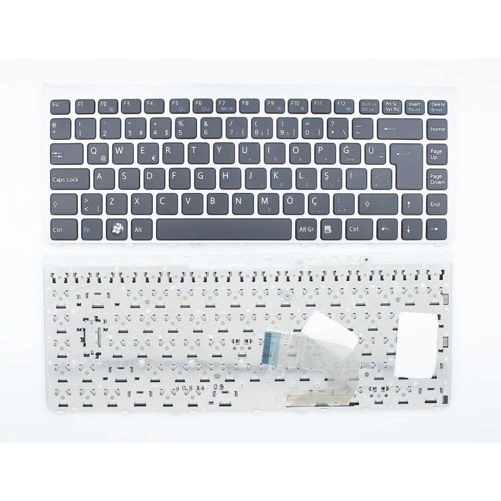 Sony Vaio VGN-FW130E, VGN-FW130E/W Notebook Klavyesi (Siyah TR)
