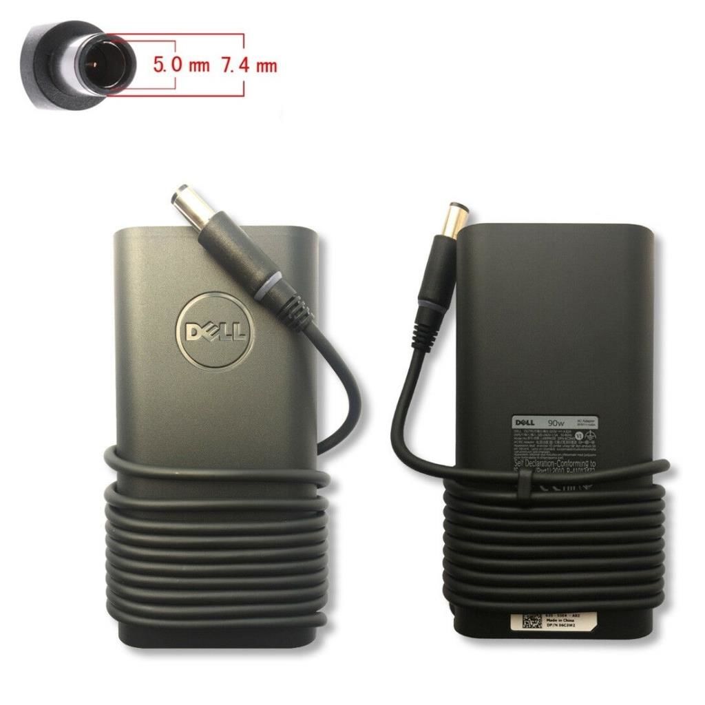 ORJİNAL -  Dell 19.5V 3.34A (65W) 5.0mm\7.4mm - Notebook Adaptör - Yeni Tip Oval Kasa / Outlet