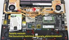 MSI GE75 Raider 9SF-405XTR, 9SF-406TR Notebook Cpu, İşlemci Fanı (msi) L
