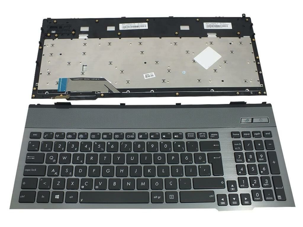 Asus 0KN0-MK1US21, 0KN0-MK1US11 Klavyesi - Siyah - TR - Işıklı