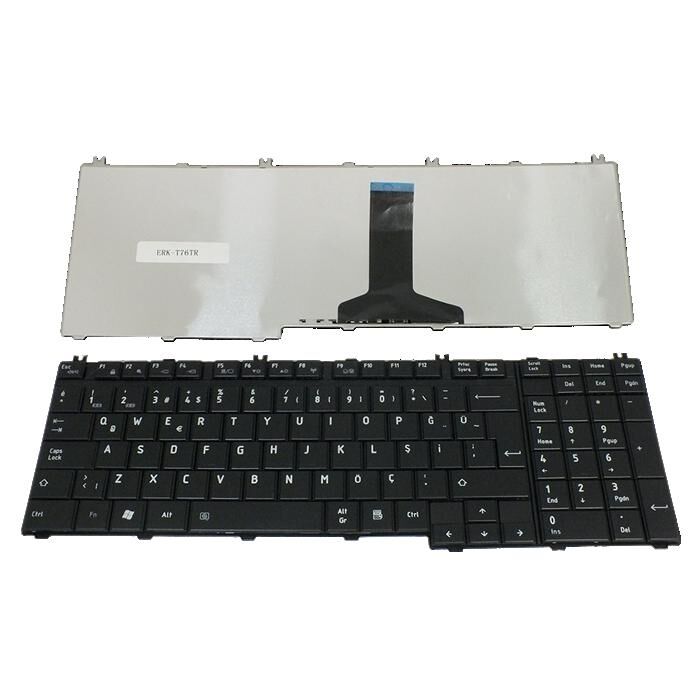 Toshiba Satellite A500-1GH, A500-1GN Notebook Klavyesi (Siyah TR)