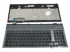 Asus G57VW, ASUS G57V Notebook Klavyesi - Siyah - TR - Işıklı