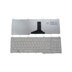 Toshiba Satellite Pro C650-EZ1521, C650-EZ1523 Notebook Klavyesi - Tuş Takımı (Beyaz TR)