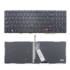Acer Aspire V5-573P, V5-573PG Notebook Klavye - TR ışıklı