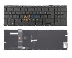 HP ProBook 450 G9 (6S6X0EA21) Notebook Klavyesi (Siyah TR) - ışıklı